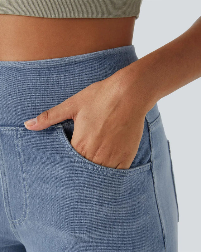 Evie | Bequeme Elastische Hose mit Hohem Bund