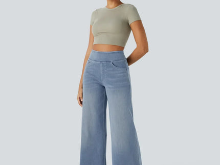 Evie | Bequeme Elastische Hose mit Hohem Bund