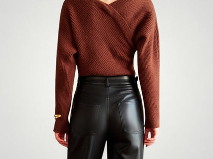 Amalinde | Langer Pullover mit Asymmetrischem Design