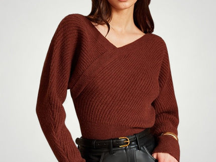 Amalinde | Langer Pullover mit Asymmetrischem Design