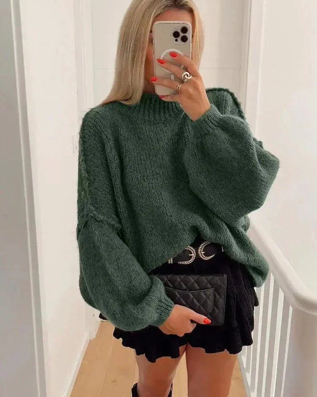 Jana | Gemütlicher Übergroßer Herbstpullover
