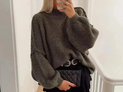 Jana | Gemütlicher Übergroßer Herbstpullover