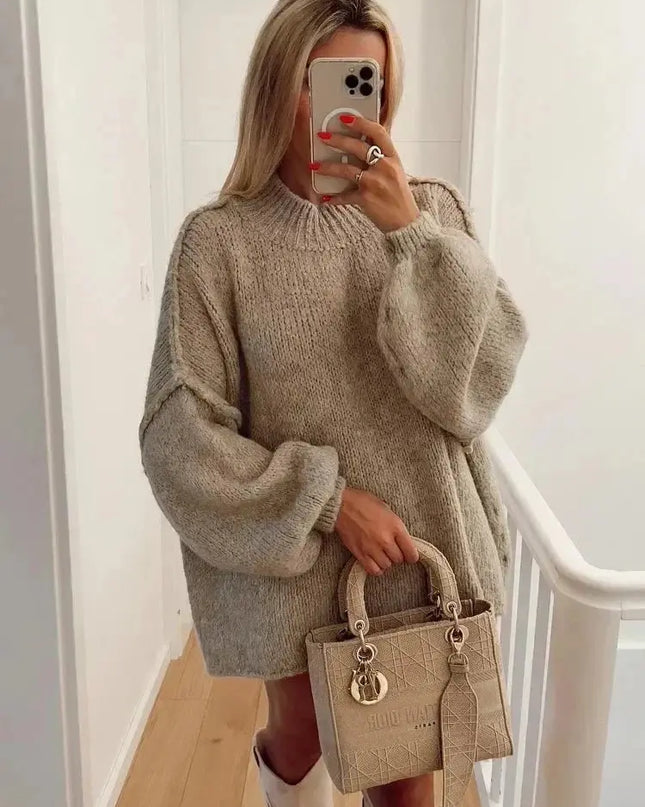 Jana | Gemütlicher Übergroßer Herbstpullover
