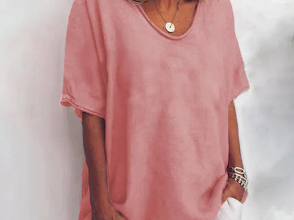 KATHIE - LOCKERES T-SHIRT MIT RUNDHALSAUSSCHNITT