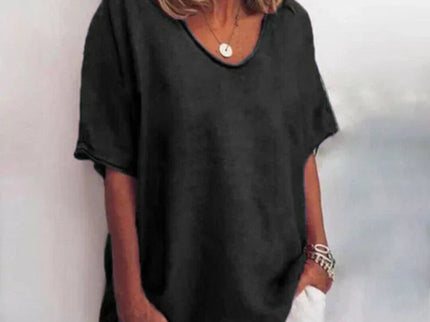 KATHIE - LOCKERES T-SHIRT MIT RUNDHALSAUSSCHNITT