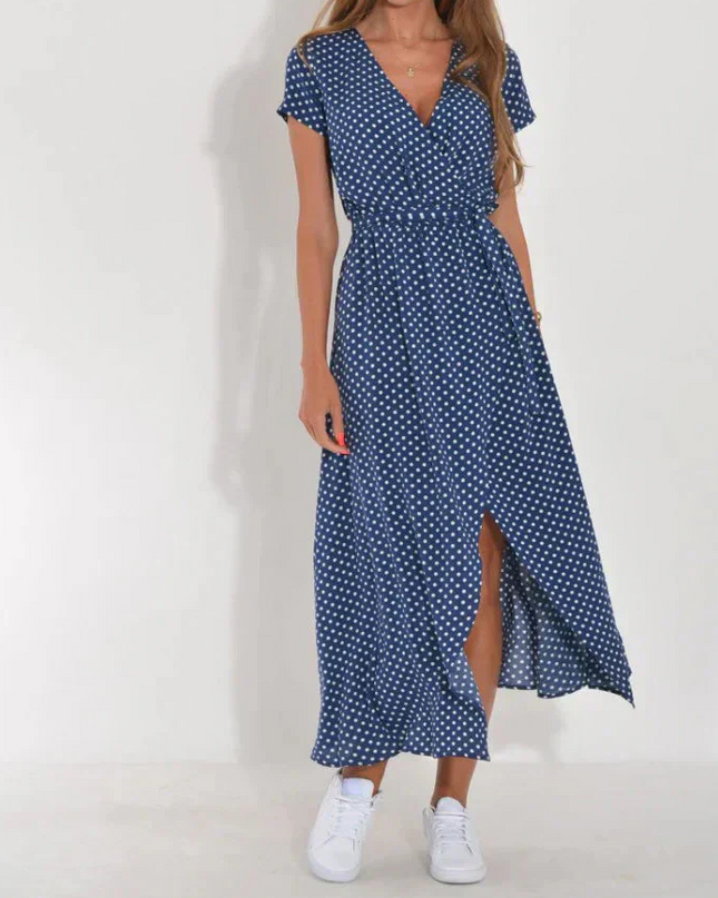 Jorlyn™ - Elegantes Kleid mit V-Ausschnitt und figurbetonter Passform