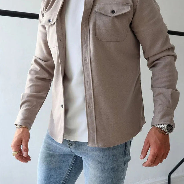 André™ - Lederjacke mit Knöpfen