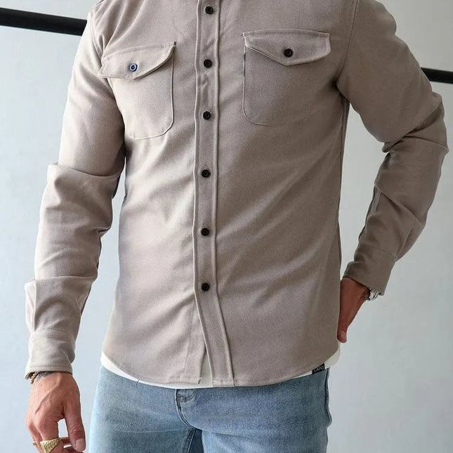 André™ - Lederjacke mit Knöpfen