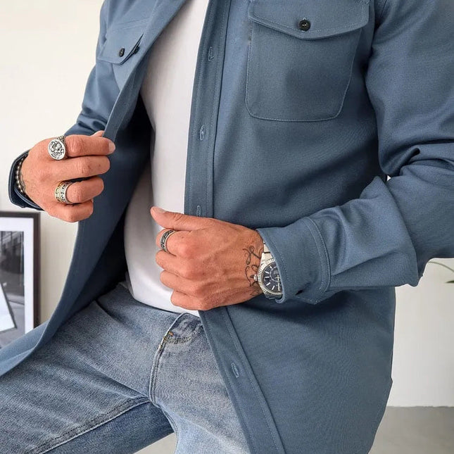 André™ - Lederjacke mit Knöpfen