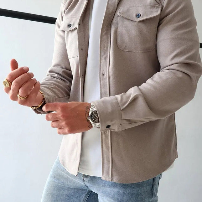 André™ - Lederjacke mit Knöpfen