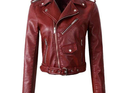 Damen Lederjacke [Letzter Tag Rabatt]