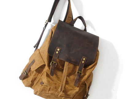 Wachsbeschichteter Canvas-Rucksack | KOPENHAGEN