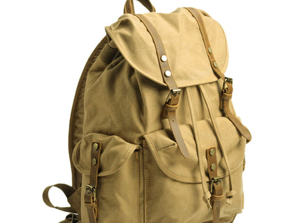 Militärische Leinwand-Rucksack | INTERLAKEN