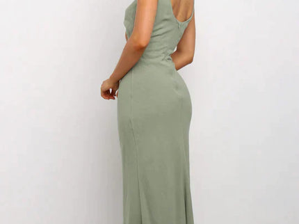 Midi-kleid Im Wickel-Stil