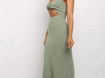 Midi-kleid Im Wickel-Stil