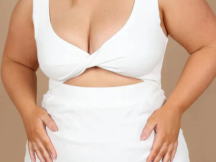 Midi-kleid Im Wickel-Stil