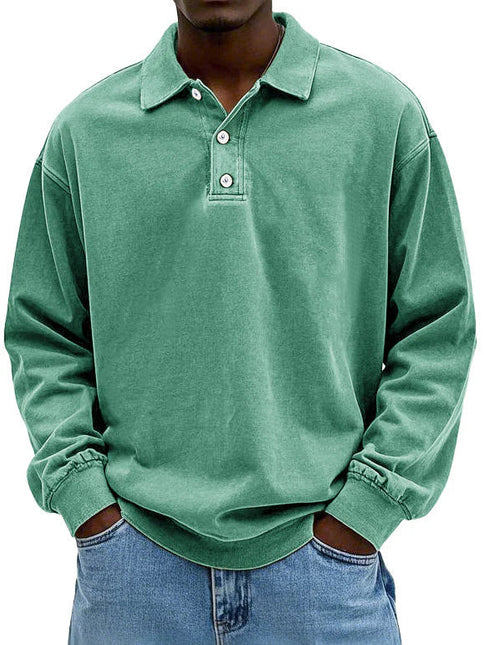 Lennart™ | Lässiges langärmeliges Herren-Polo