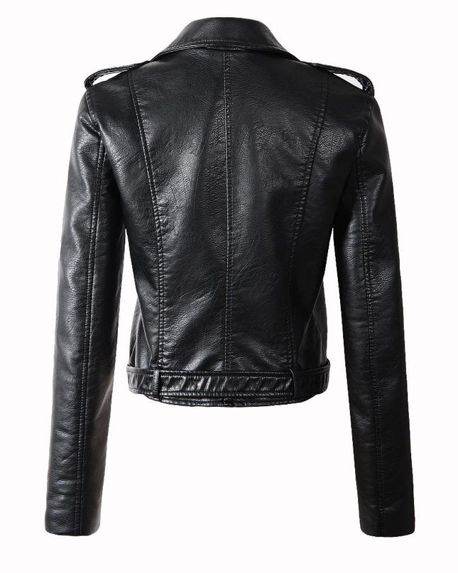 Damen Lederjacke [Letzter Tag Rabatt]