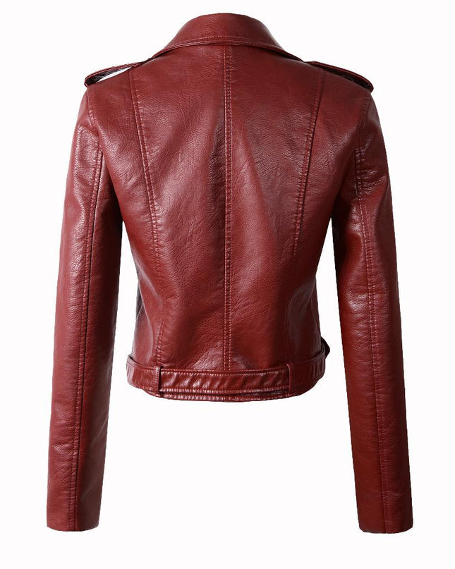 Damen Lederjacke [Letzter Tag Rabatt]
