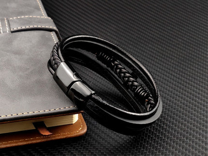 Nolan - Elegantes schwarzes Kreuzband für den modernen Mann