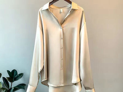 Elegantes Satin-Damenhemd von Addie