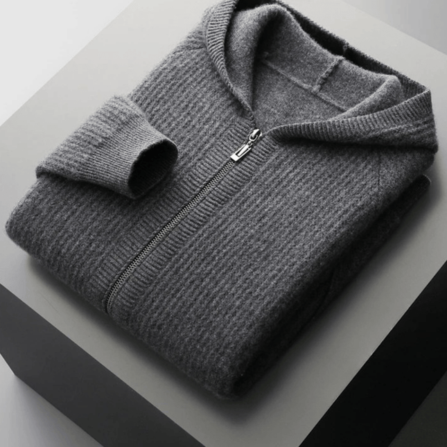 Sommerfeld | Merino Zip-Hoodie aus extra feiner Merinowolle