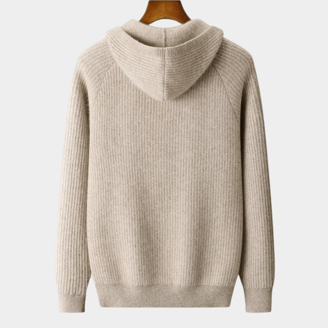Sommerfeld | Merino Zip-Hoodie aus extra feiner Merinowolle