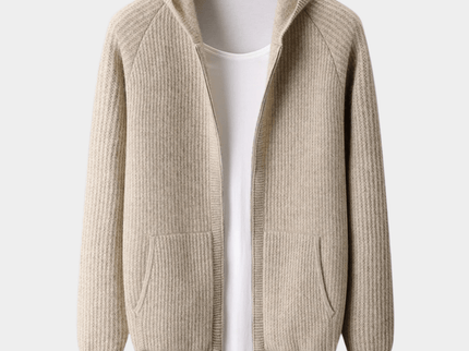 Sommerfeld | Merino Zip-Hoodie aus extra feiner Merinowolle