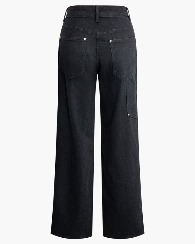 Weit geschnittene Jeans mit modernem Utility-Design