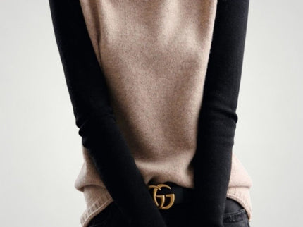 Kreszentia | Retro Rollkragenpullover Mit Farbblockdesign für Elegante Momente