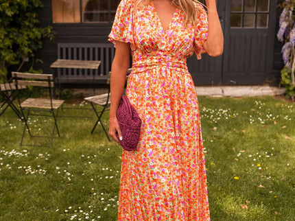 Erika™ - Stilvolles & Bequemes Blumenkleid