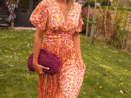 Erika™ - Stilvolles & Bequemes Blumenkleid