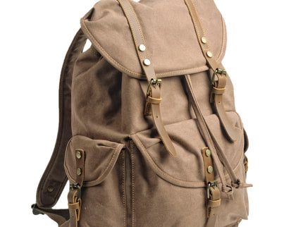 Militärische Leinwand-Rucksack | INTERLAKEN