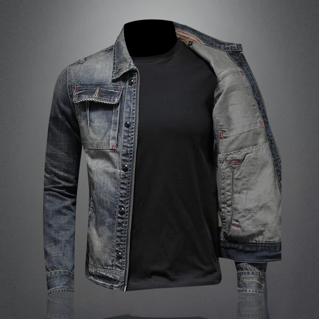 NATHAN - Trendige Denim-Jacke für Männer