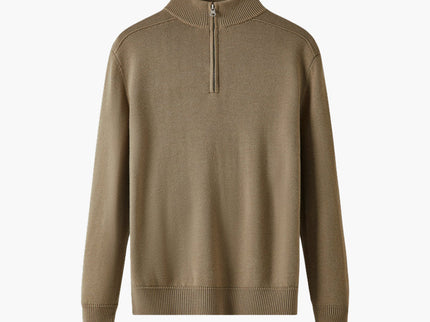 Weston | Half Zip Stehkragen Herrenpullover aus Merinowolle