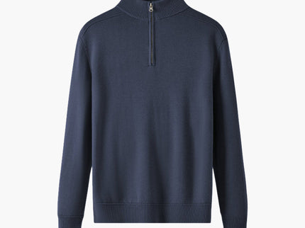 Weston | Half Zip Stehkragen Herrenpullover aus Merinowolle