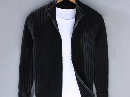 Ruben™ | Lässige Zip-Up Strickjacke