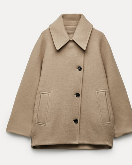 Amélie™ - Wollmantel in Übergröße