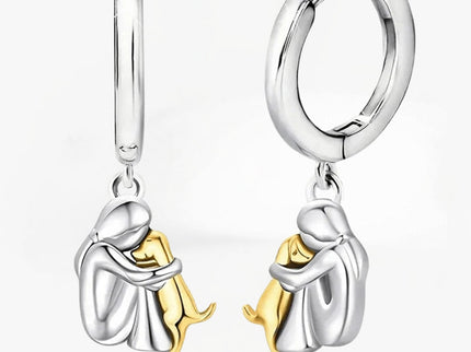Ginny™| Ohrringe „Mädchen und Hund“