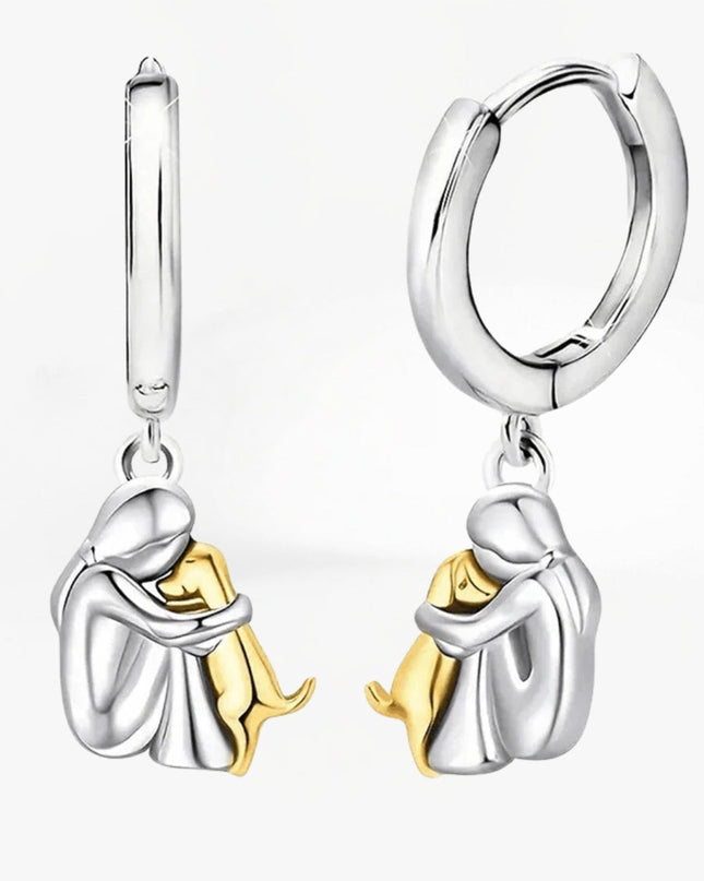 Ginny™| Ohrringe „Mädchen und Hund“