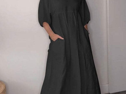 Willia™ – Bequemes, schickes Kleid mit V-Ausschnitt