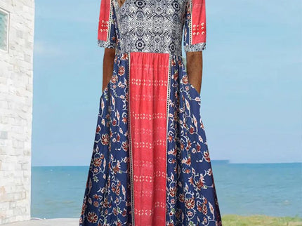 Sandra™ – Elegantes Boho-Kleid mit Print für Damen