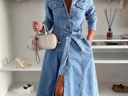 Jely™ – Maxikleid mit Langen Ärmeln
