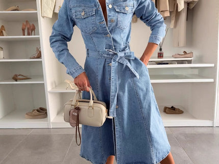 Jely™ – Maxikleid mit Langen Ärmeln