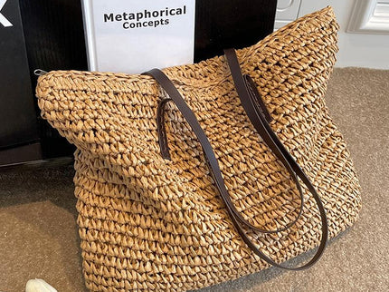 Schicke, handgefertigte Strandtasche für Frauen - Stephanie