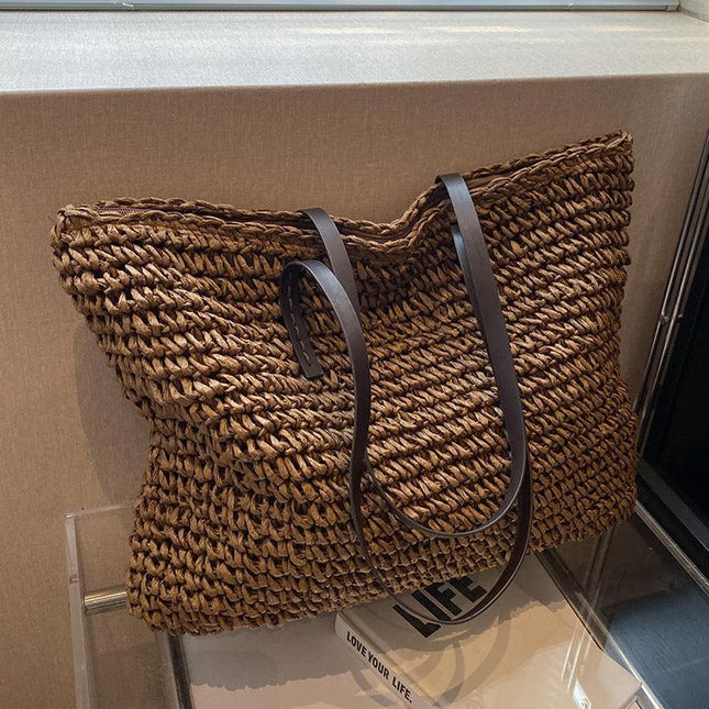 Schicke, handgefertigte Strandtasche für Frauen - Stephanie