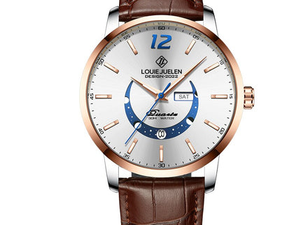 Elegante Uhr mit Mondphase