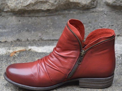 Julie™ - Lederstiefel mit Reißverschluss für Damen