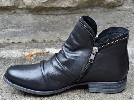 Julie™ - Lederstiefel mit Reißverschluss für Damen