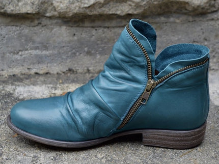 Julie™ - Lederstiefel mit Reißverschluss für Damen